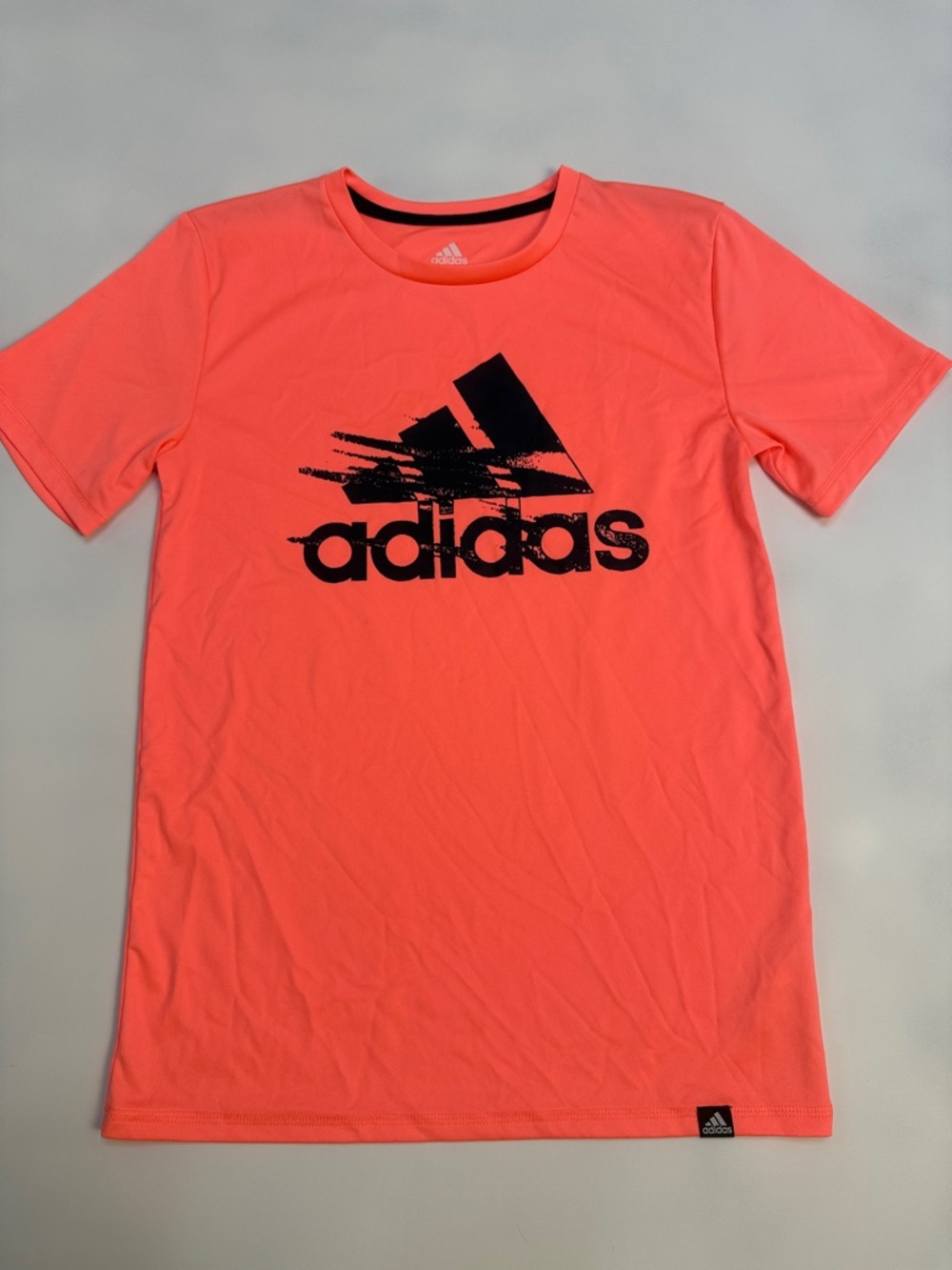 Boys Kid's' Adidas Size 10/12 Orangish/ Pink Sporty